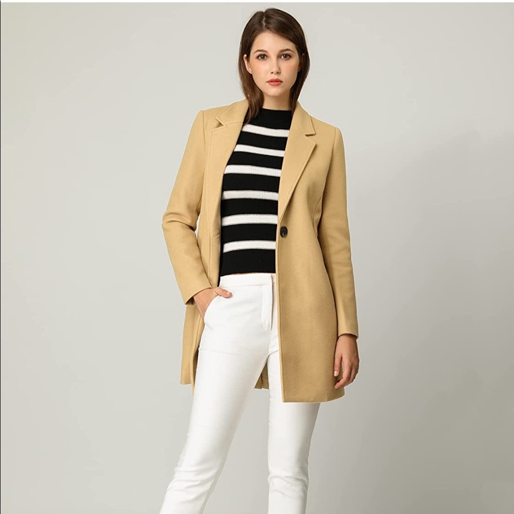 🧥 Classic Notched Lapel Long Coat 🧥